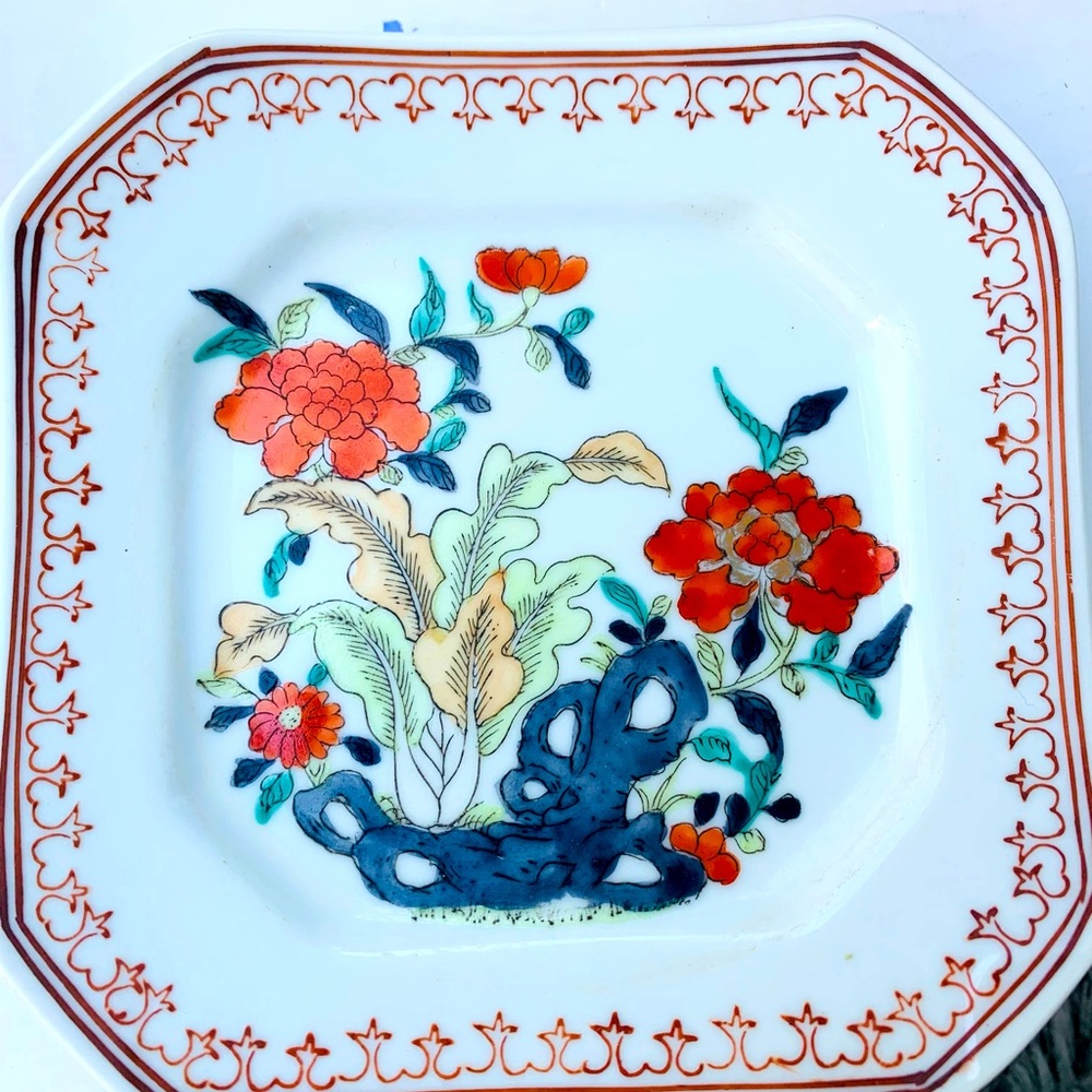 Neiman Marcus, Hand-painted, Hong Hong 🇭🇰 Porcelain Dish